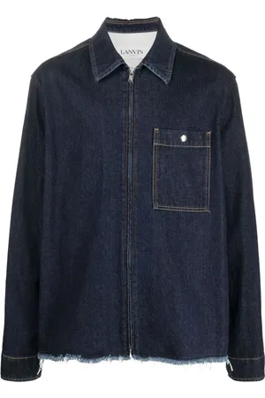 Lanvin Ausgefranste Jeansjacke