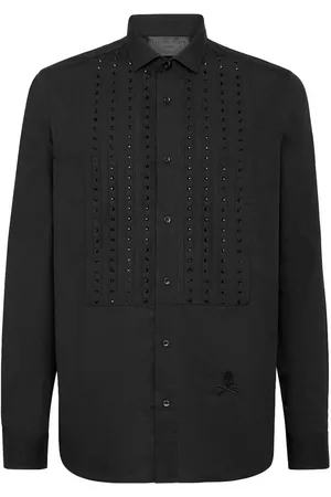 Philipp Plein Hemd mit Kristallen