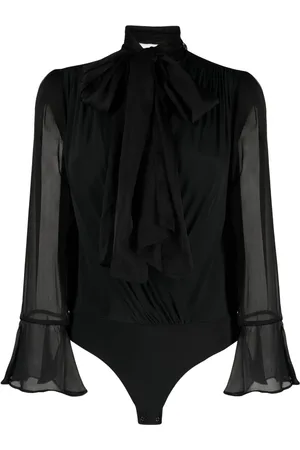 Pinko Body mit Schleifenkragen