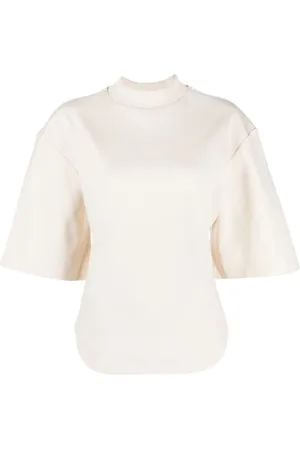 The Attico T-Shirt mit offenem Rücken