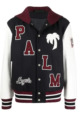 Palm Angels College-Jacke mit Logo-Patches