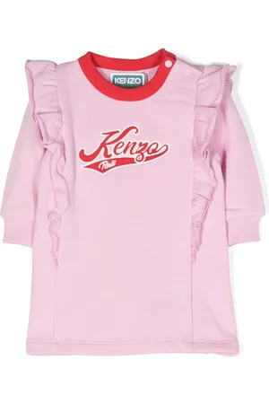 Kenzo Kleid mit Logo-Stickerei