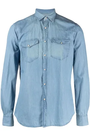 Xacus Langärmeliges Jeanshemd