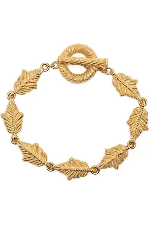 Givenchy 1990s Armband mit Blattmotiv