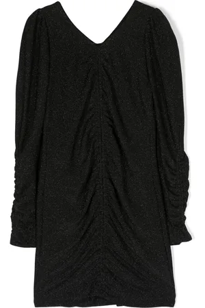 MONNALISA Gerafftes Kleid mit V-Ausschnitt