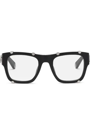 Philipp Plein Icon Hexagon Brille mit eckigem Gestell