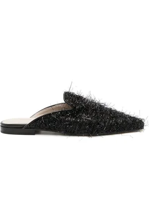 Fabiana Filippi Mules mit texturiertem Finish