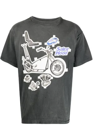 SAINT MXXXXXX T-Shirt im Distressed-Look mit Print