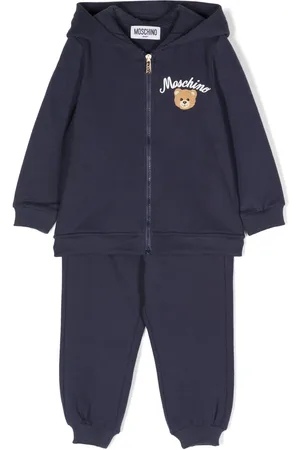 Moschino Kapuzenjacke mit Teddy-Print