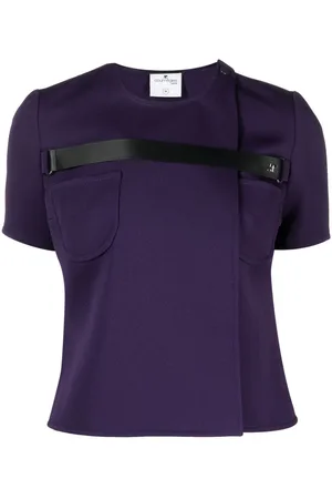 Courrèges T-Shirt mit Zierband