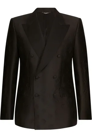 Dolce & Gabbana Doppelreihiger Anzug mit Monogramm