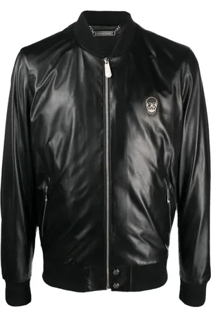 Philipp Plein Bomberjacke mit Totenkopf