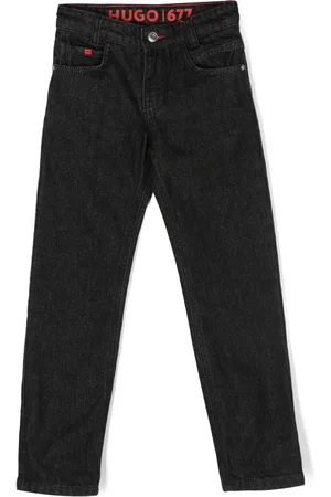 HUGO BOSS Jeans mit geradem Bein