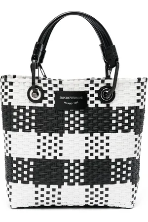 Emporio Armani MyEA Shopper mit Karomuster