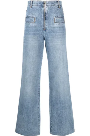 Sandro Weite High-Waist-Jeans