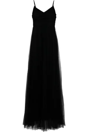 Fabiana Filippi Plissiertes Maxikleid aus Tüll