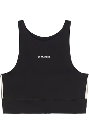 Palm Angels Cropped-Top mit Logo-Print