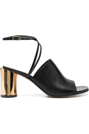 Lanvin Sandalen mit metallischem Absatz 75mm