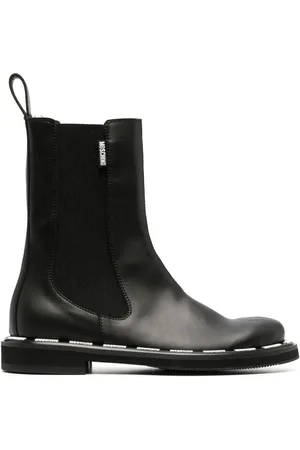 Moschino Stiefel in Lederoptik
