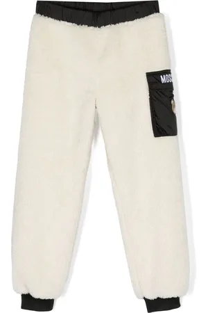 Moschino Jogginghose aus Faux Fur