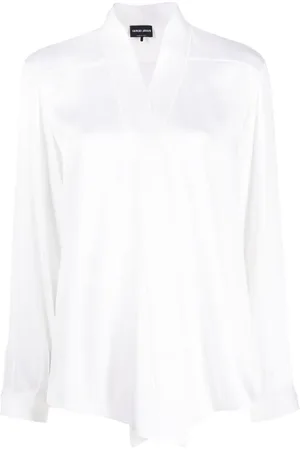 Giorgio Armani Hemd mit V-Ausschnitt