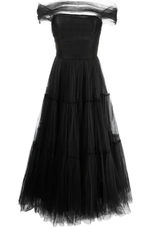 Ana Radu Schulterfreies Maxikleid