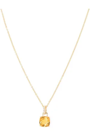 Kiki Mcdonough 18kt Gelbgoldhalskette mit Diamanten