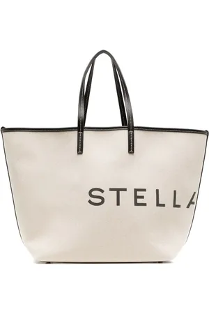 Stella McCartney Shopper mit Logo-Print