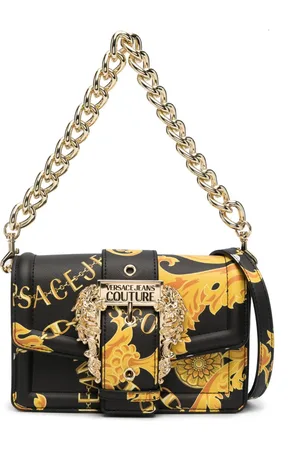 VERSACE Umhängetasche mit Chain Couture-Print