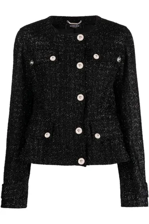 VERSACE Einreihige Tweed-Jacke