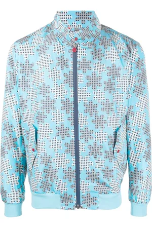 Kiton Bomberjacke mit grafischem Print