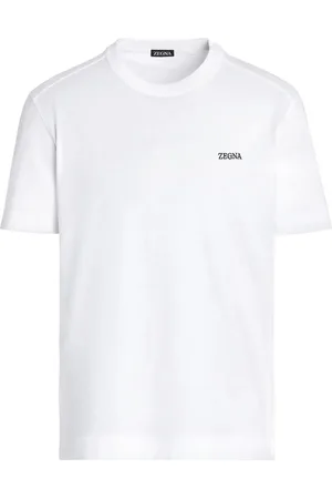 Ermenegildo Zegna T-Shirt mit Logo-Stickerei