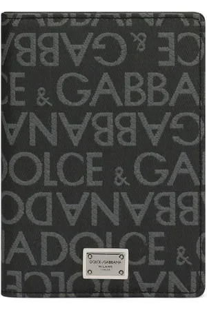 Dolce & Gabbana Jacquard-Kartenetui mit Logo-Schild