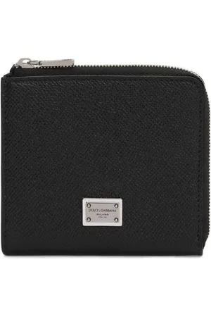 Dolce & Gabbana Portemonnaie mit Logo-Schild
