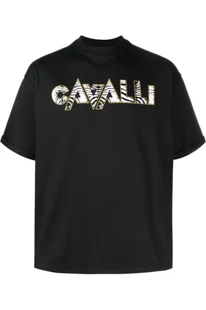 Roberto Cavalli T-Shirt mit Zebra-Print