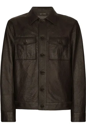 Dolce & Gabbana Perforierte Lederjacke