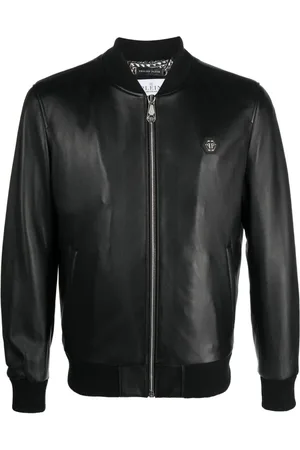 Philipp Plein Bomberjacke aus Leder