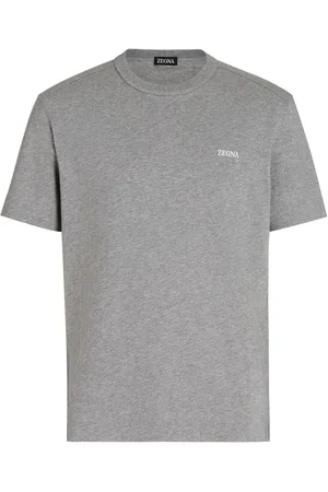 Ermenegildo Zegna T-Shirt mit Logo-Stickerei