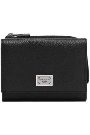 Dolce & Gabbana Portemonnaie mit Logo-Schild