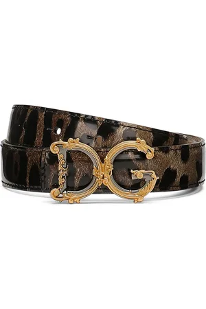 Dolce & Gabbana Gürtel mit Leoparden-Print