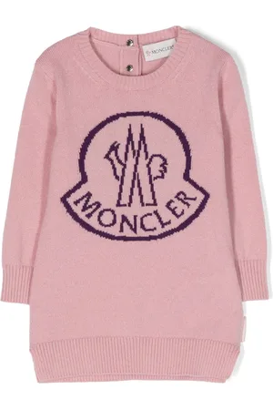 Moncler Pulloverkleid mit Logo-Print