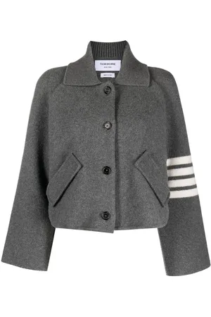 Thom Browne Cropped-Jacke mit Streifen