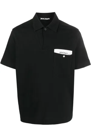 Palm Angels Poloshirt mit Sartorial Tape