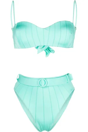 Noire Swimwear Bikini mit hohem Bund