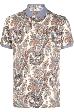 Etro Poloshirt mit Paisley-Print