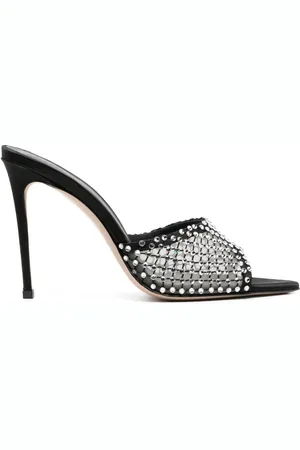 LE SILLA Gilda Sandalen mit Kristallen 100mm