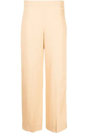 Jil Sander High-Waist-Hose mit weitem Bein