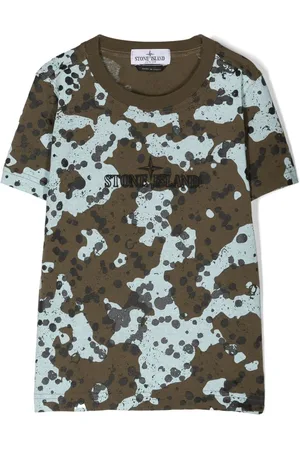 Stone Island T-Shirt mit Camouflage-Print