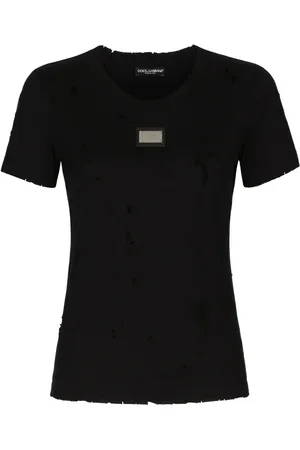 Dolce & Gabbana T-Shirt in Distressed-Optik