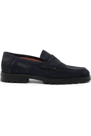 santoni Penny-Loafer mit mandelförmiger Kappe
